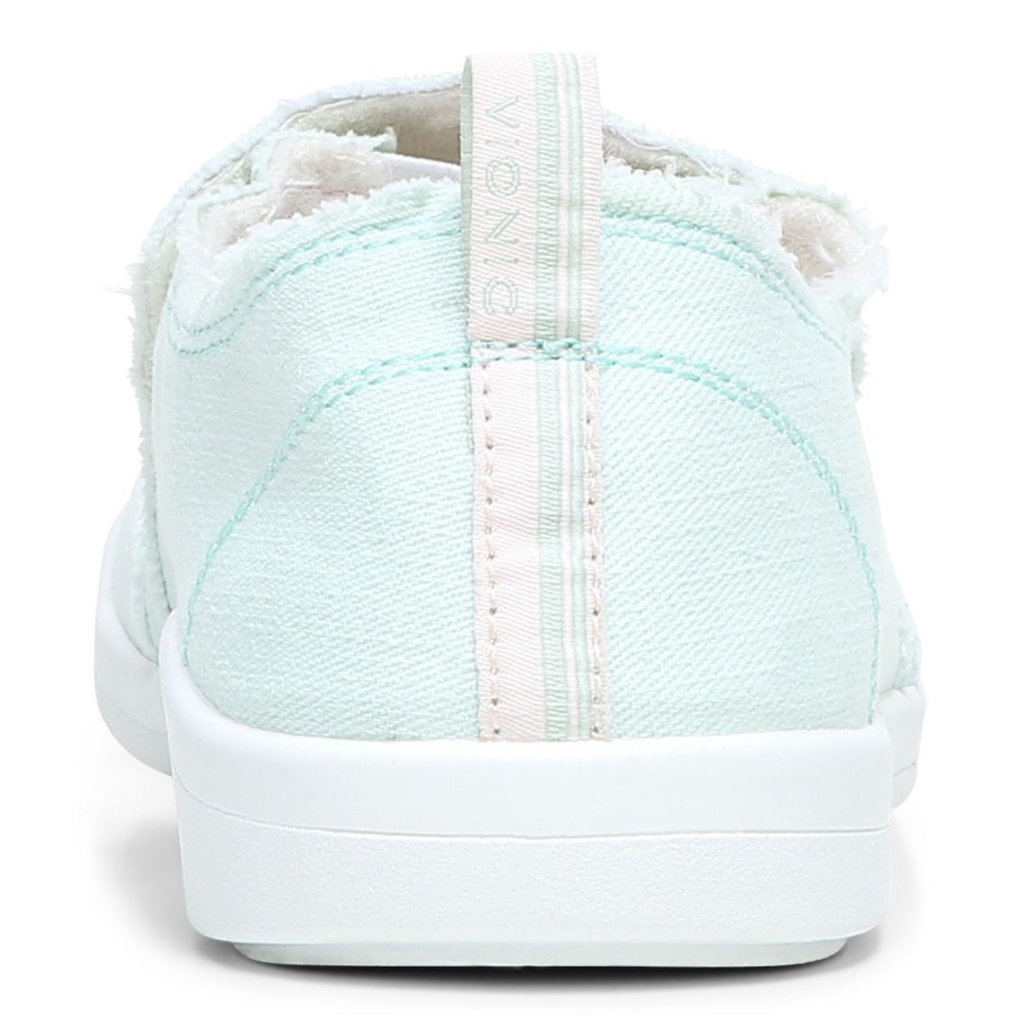 Zapatilla Sin Cordones Vionic Seafoam Canvas Beach Malibu Lona