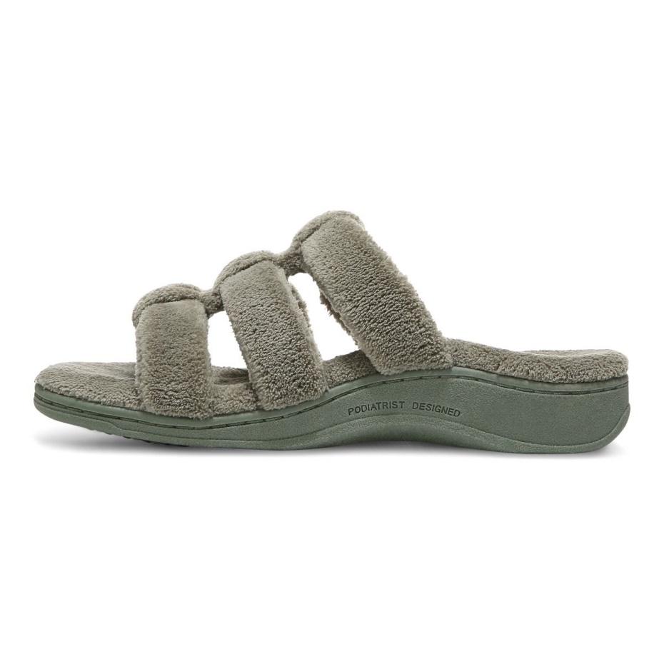 Zapatilla Snooze Vionic Verde Militar
