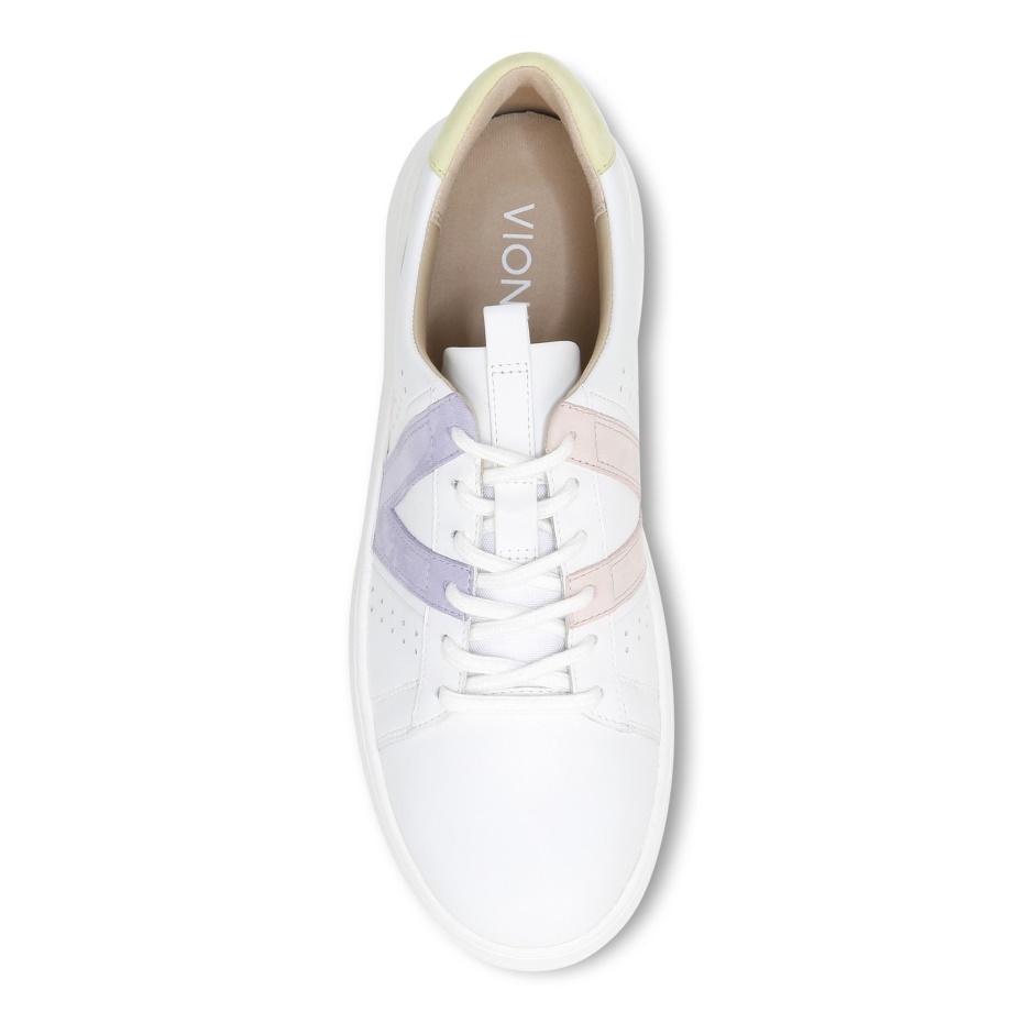 Zapatilla Vionic Simasa Blanco Pastel Lila