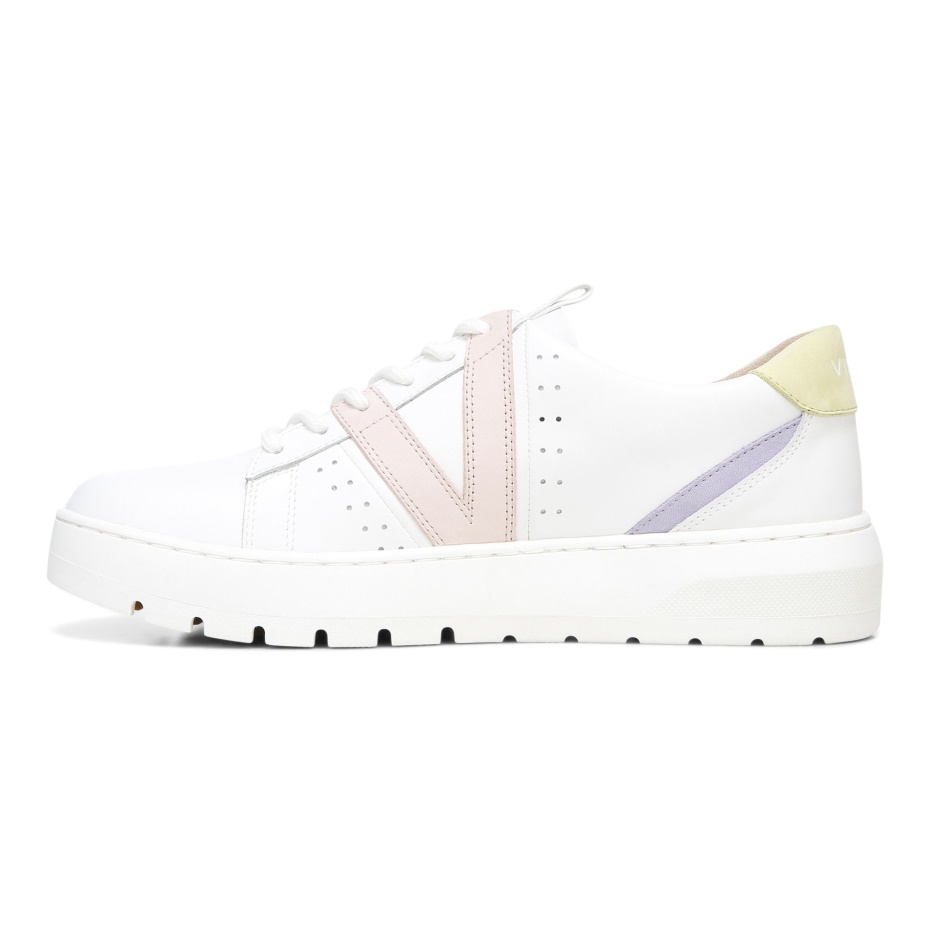 Zapatilla Vionic Simasa Blanco Pastel Lila
