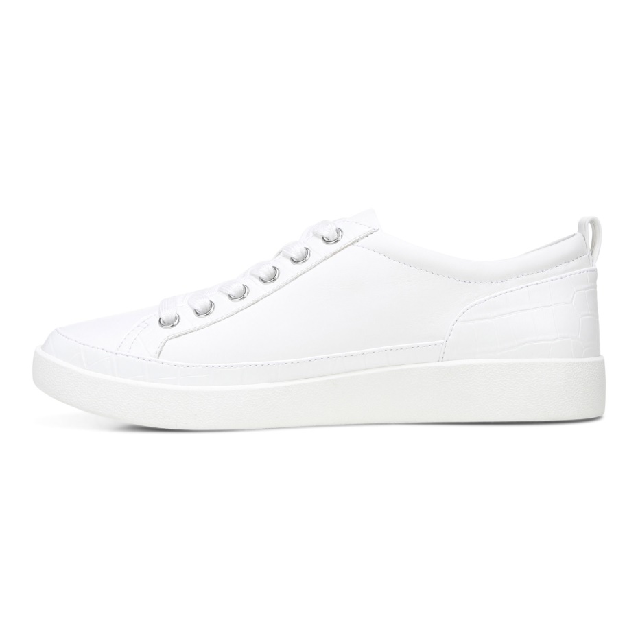 Zapatilla Winny Vionic Cuero Blanco