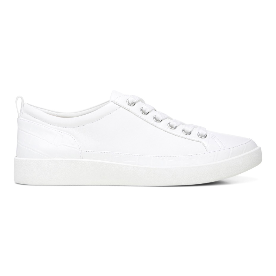 Zapatilla Winny Vionic Cuero Blanco