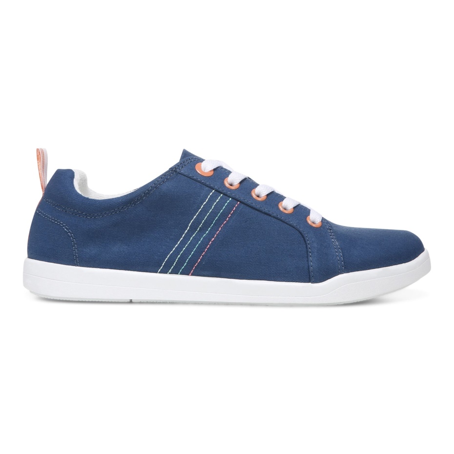Zapatillas Stinson Vionic Lona Azul Marino