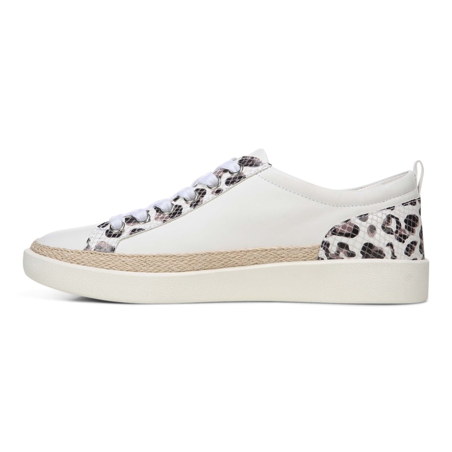 Zapatillas Vionic Winny Leopardo Blanco