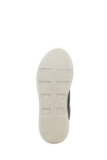 Zapatos Con Cordones De Cuero Abatanado Negro Nyla Vionic