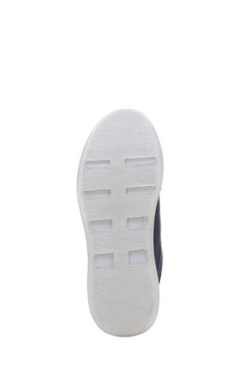 Zapatos Con Cordones De Cuero Caído Azul Marino Nyla De Vionic