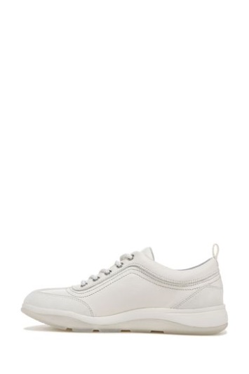 Zapatos Con Cordones De Cuero De Malvavisco Blanco Nyla Vionic Moda