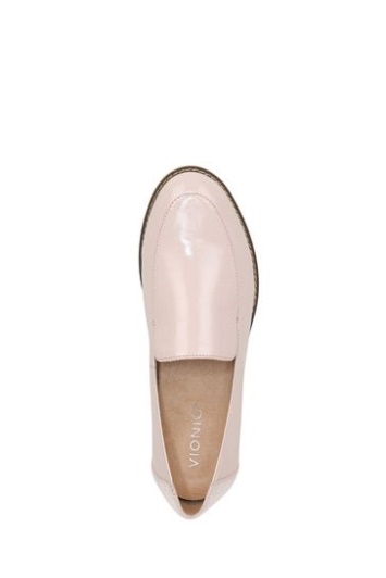 Zapatos Sin Cordones Kensley Rosa Charol Arrugado Peonía Vionic