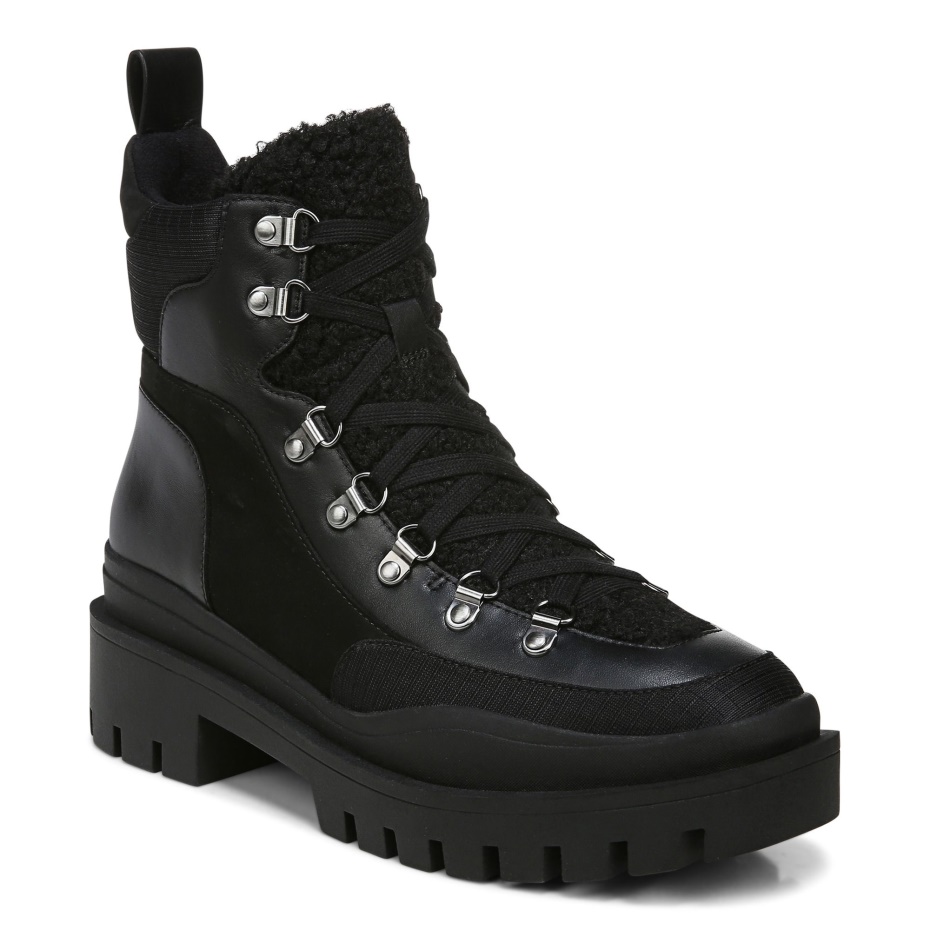 Bota Vionic Jaxen De Piel De Borrego Negra