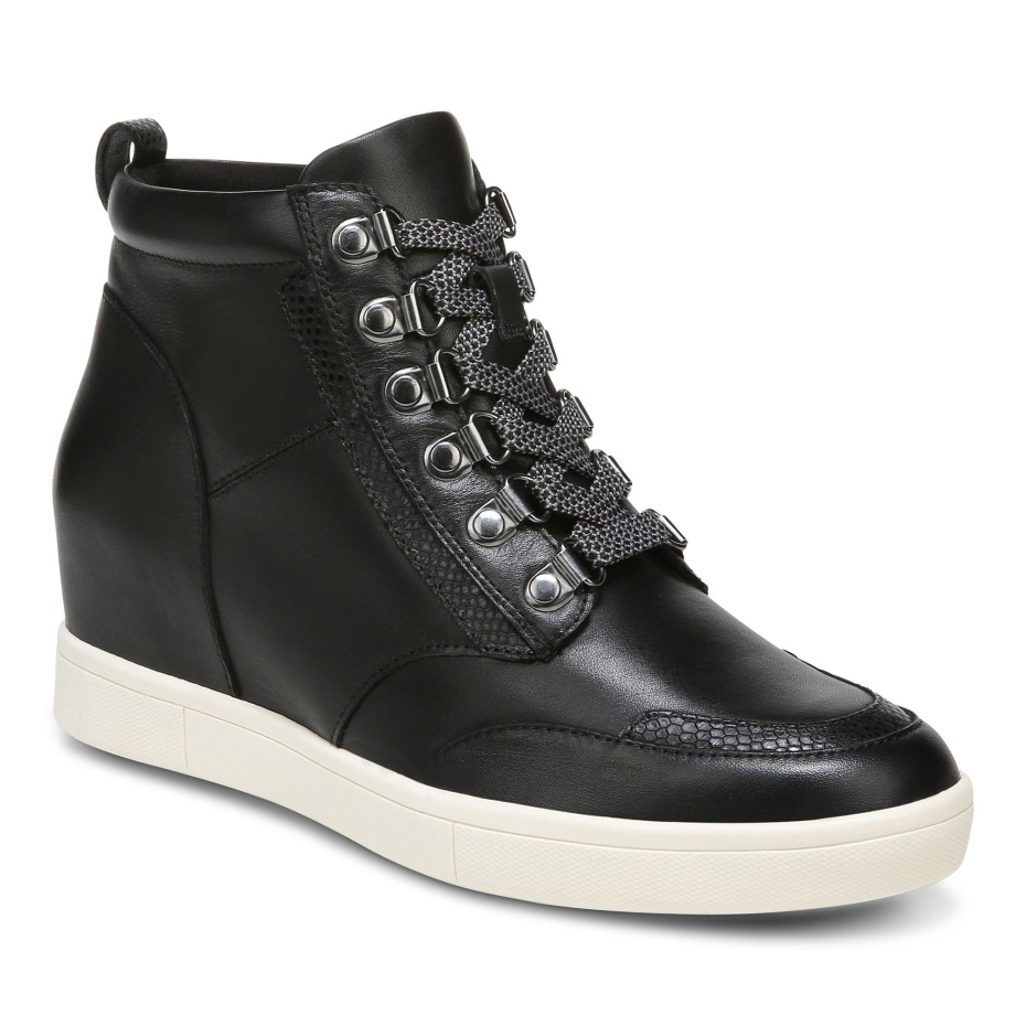 Jordy High Top Cuero Negro Vionic