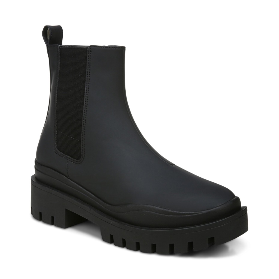 Bota Karsen Vionic Caucho Sintetico Negro