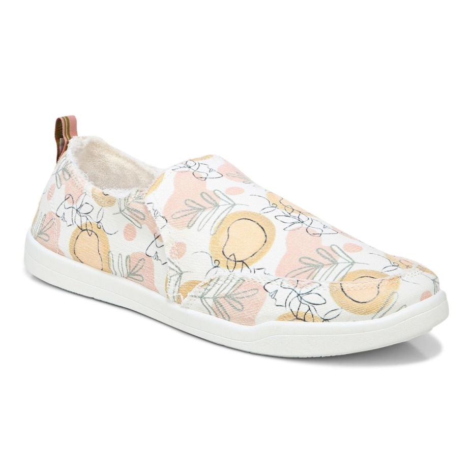 Zapatilla Sin Cordones Beach Malibu: Orange Grove Vionic Grove White