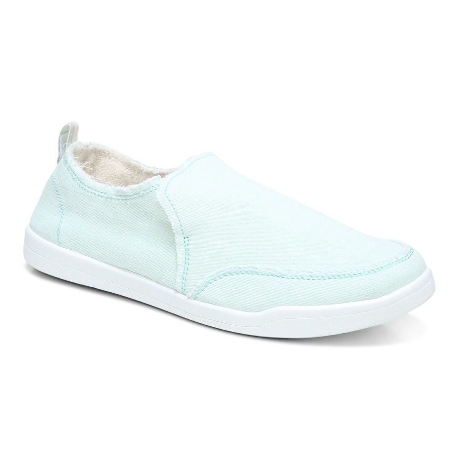 Zapatilla Sin Cordones Vionic Seafoam Canvas Beach Malibu: Lona