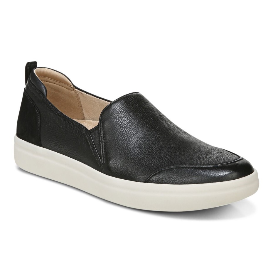 Penélope Negro Slip On Zapatilla Vionic