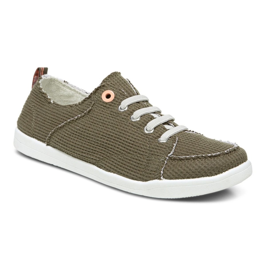 Zapatilla Casual Beach Pismo: Tejido Oliva Tejido Vionic