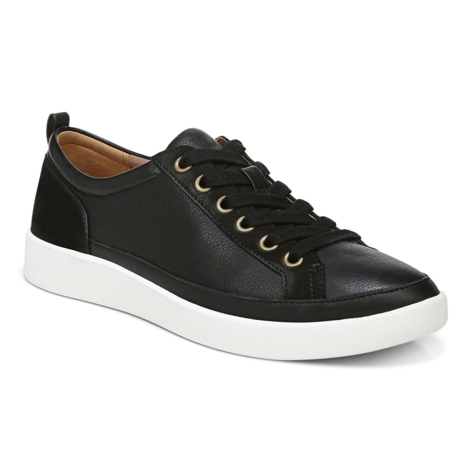 Zapatillas Winny De Piel Onyx Vionic