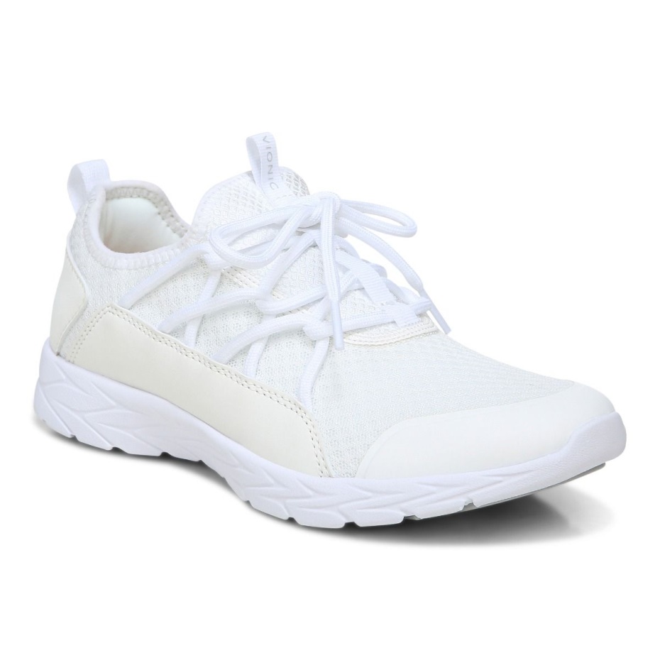 Zapatilla Vionic Zeliya Con Cordones Blanco