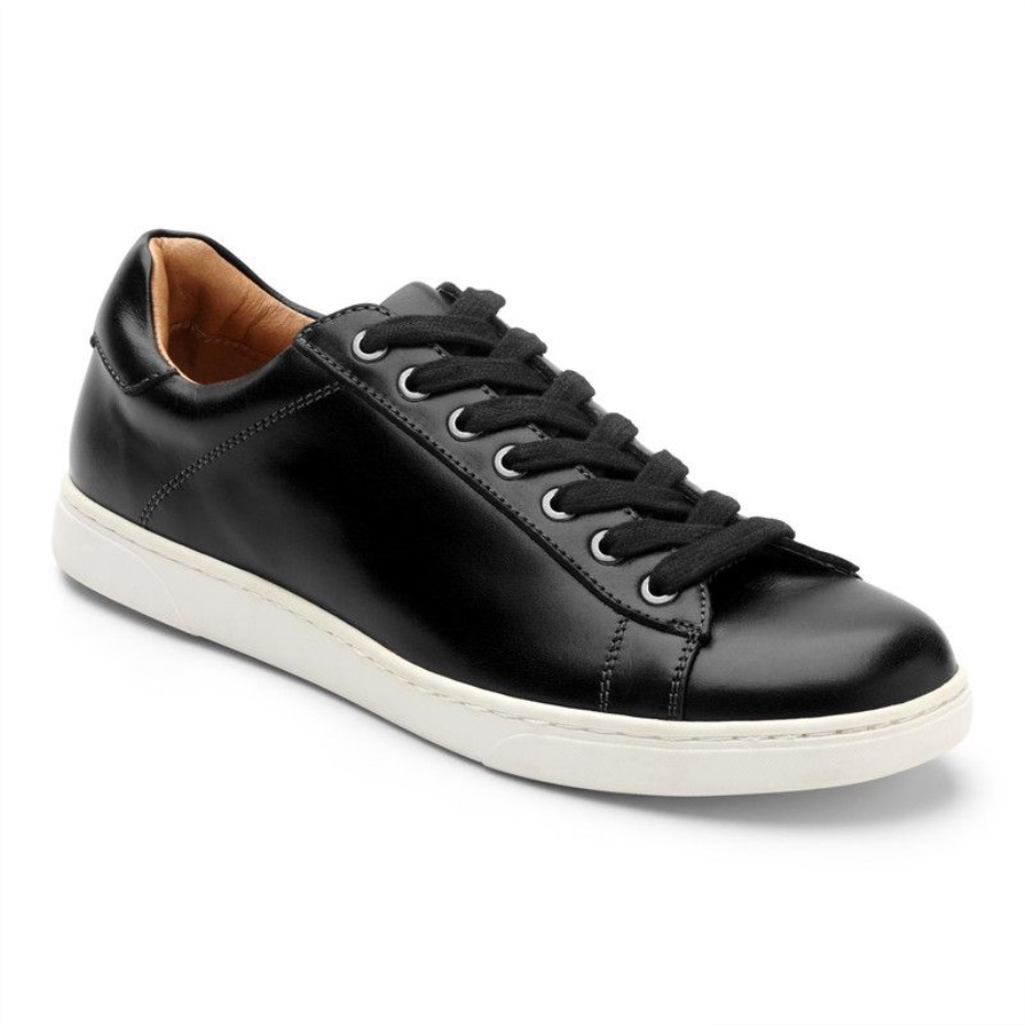 Zapatilla De Deporte Casual Con Cordones Baldwin Negro Vionic
