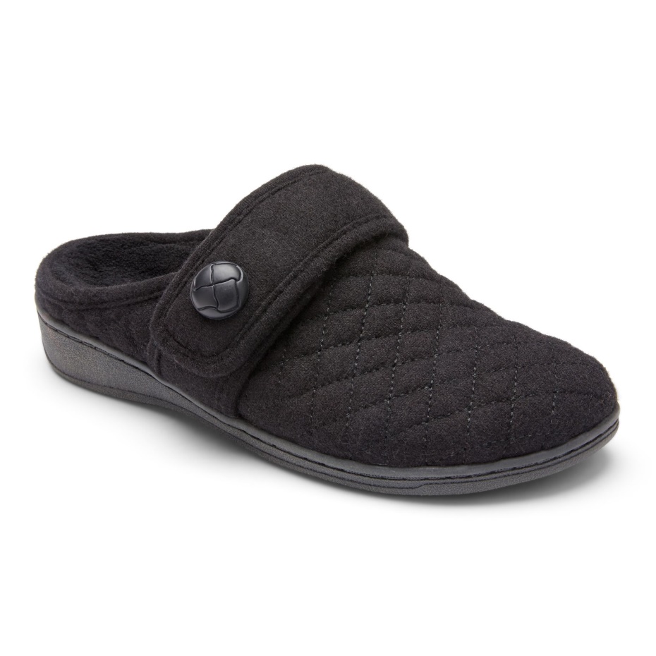 Pantufla Vionic Carlin Negra
