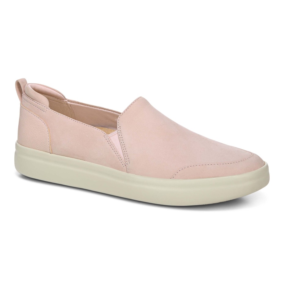 Penélope Casual Slip On Nubuck Colorete Pálido Vionic