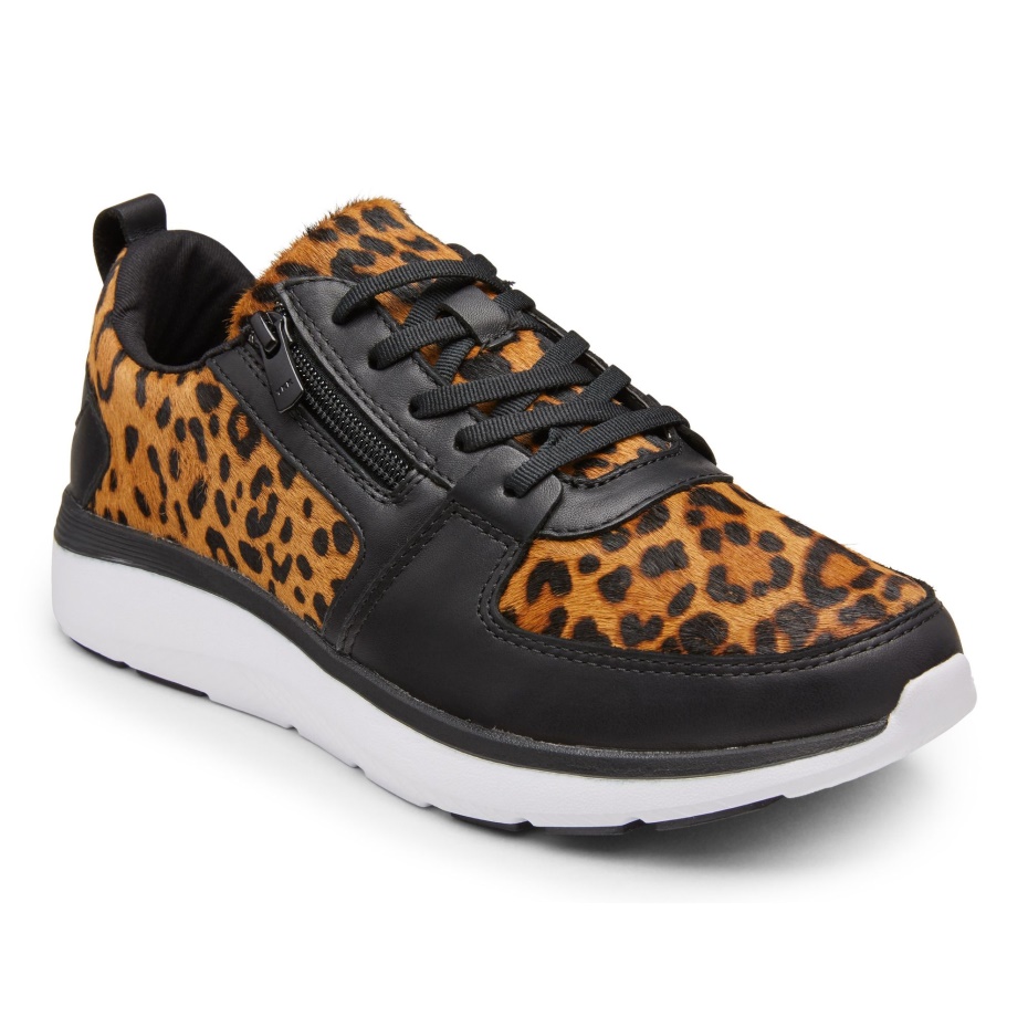 Remi Casual Trainer Vionic Bronceado Leopardo