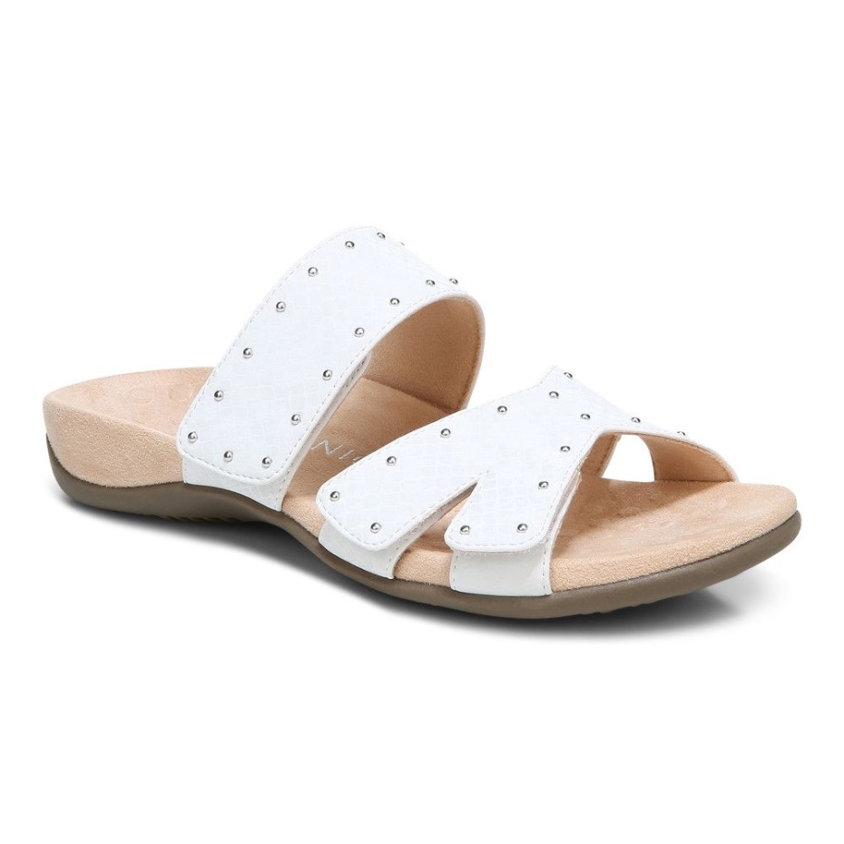 Sandalia Indie Slide Blanca Vionic