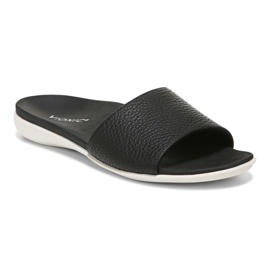 Sandalia Val Slide Vionic Negro