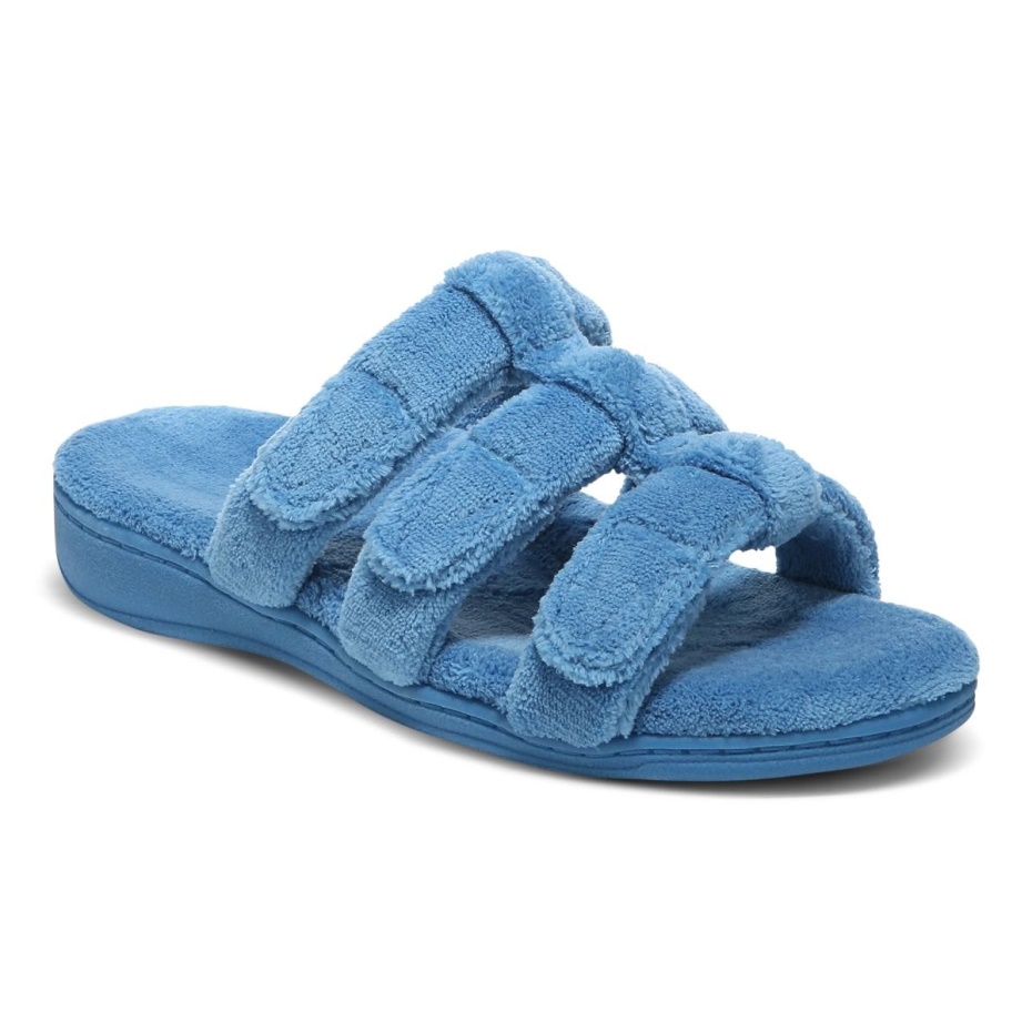 Pantufla Vionic Horizon Azul Snooze
