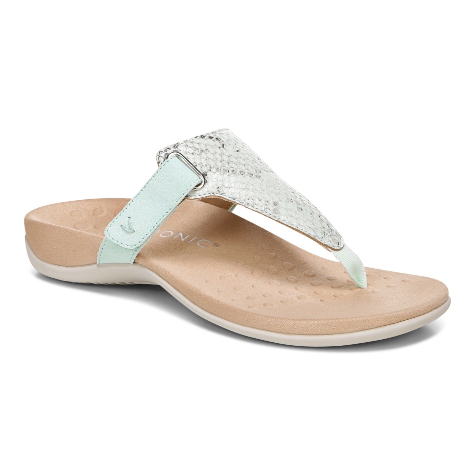 Wanda T-strap Sandalia Espuma De Mar Vionic